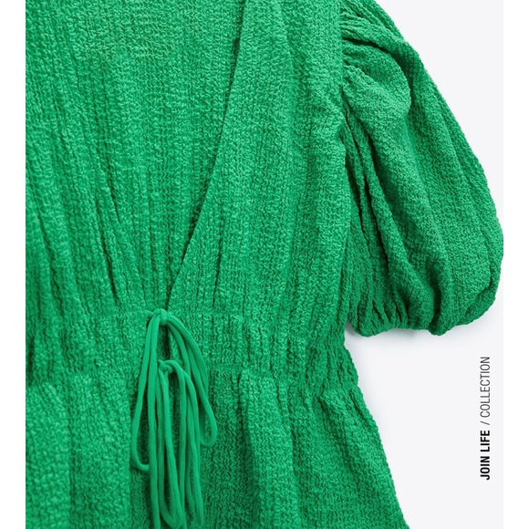 Zara set voluminous textured top and pants - Picture 6 of 8